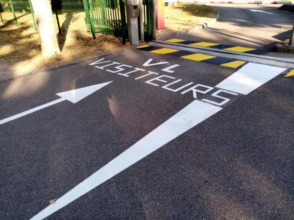 Marquage de sécurité à Nalliers